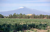 Mount Etna from the mouth of Simeto river